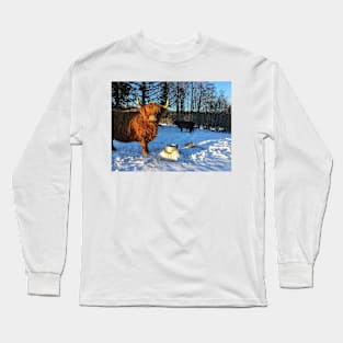 Scottish Highland Cattle Cow 2275 Long Sleeve T-Shirt